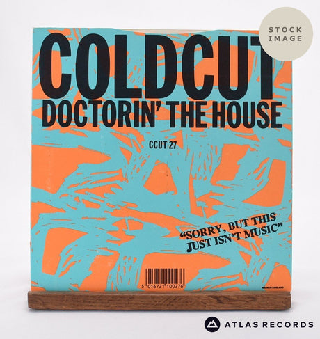 Coldcut Doctorin' The House Vinyl Record - Reverse Of Sleeve