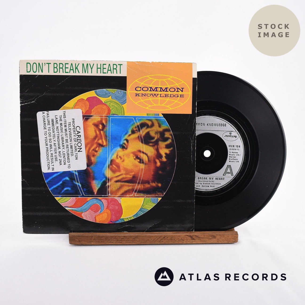 Common Knowledge Don't Break My Heart Vinyl Record - Sleeve & Record Side-By-Side