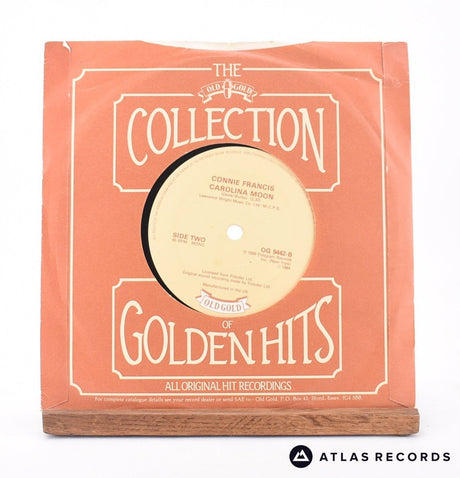 Connie Francis - Stupid Cupid / Carolina Moon - 7" Vinyl Record - VG+/VG+