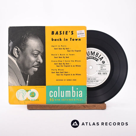 Count Basie Basie's Back In Town 7" Vinyl Record - Front Cover & Record