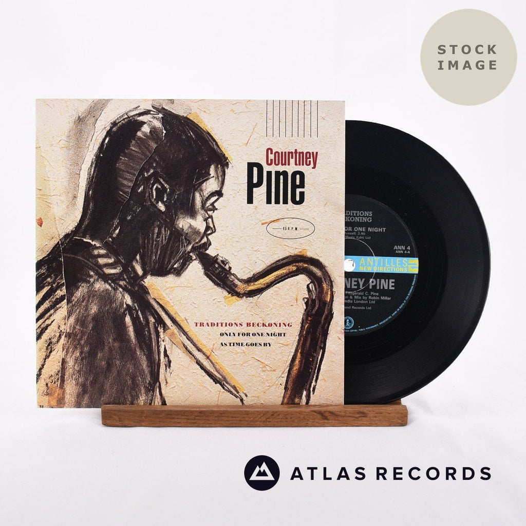 Courtney Pine Traditions Beckoning Vinyl Record - Sleeve & Record Side-By-Side