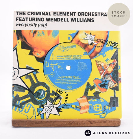Criminal Element Orchestra Everybody 7" Vinyl Record - Sleeve & Record Side-By-Side