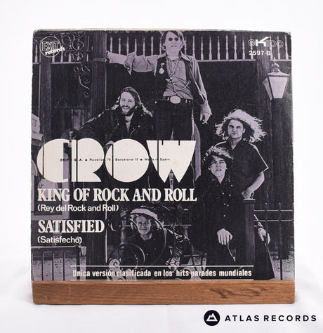Crow - King Of Rock And Roll / Satisfied - 7" Vinyl Record - VG+/VG+