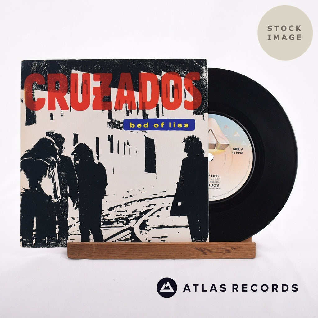 Cruzados Bed Of Lies Vinyl Record - Sleeve & Record Side-By-Side