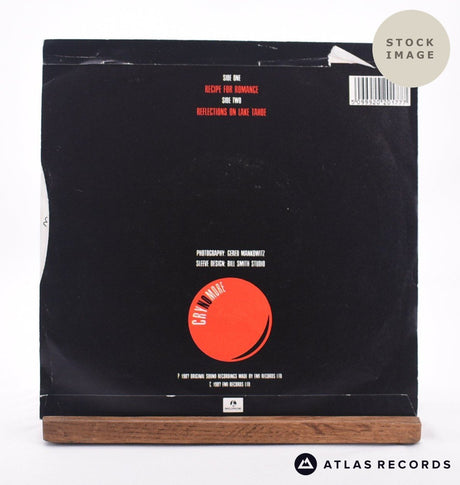 Cry No More Recipe For Romance 7" Vinyl Record - Reverse Of Sleeve