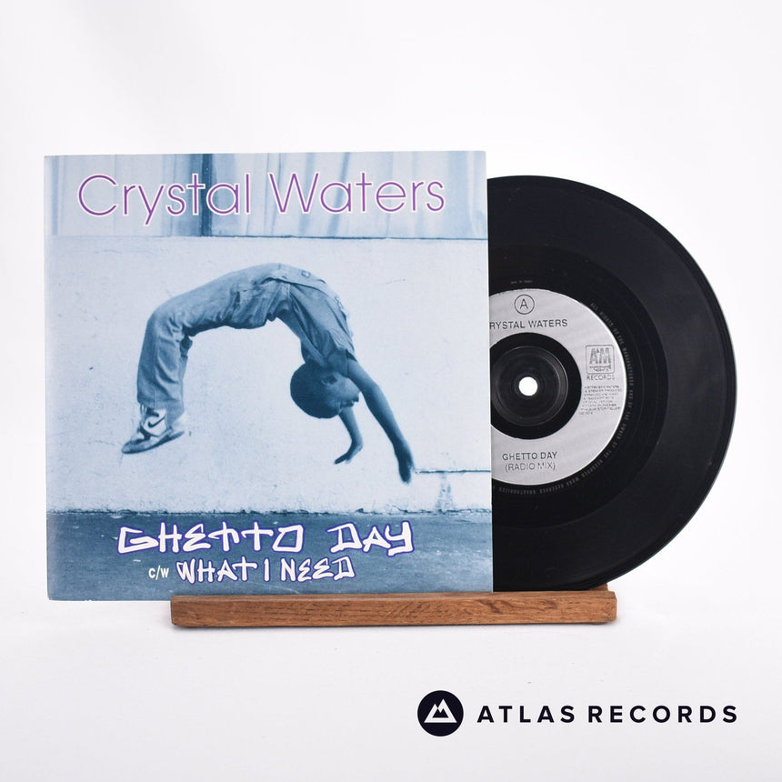 Crystal Waters Ghetto Day 7" Vinyl Record - Front Cover & Record