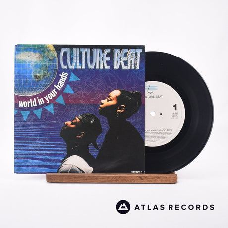 Culture Beat World In Your Hands 7" Vinyl Record - Front Cover & Record
