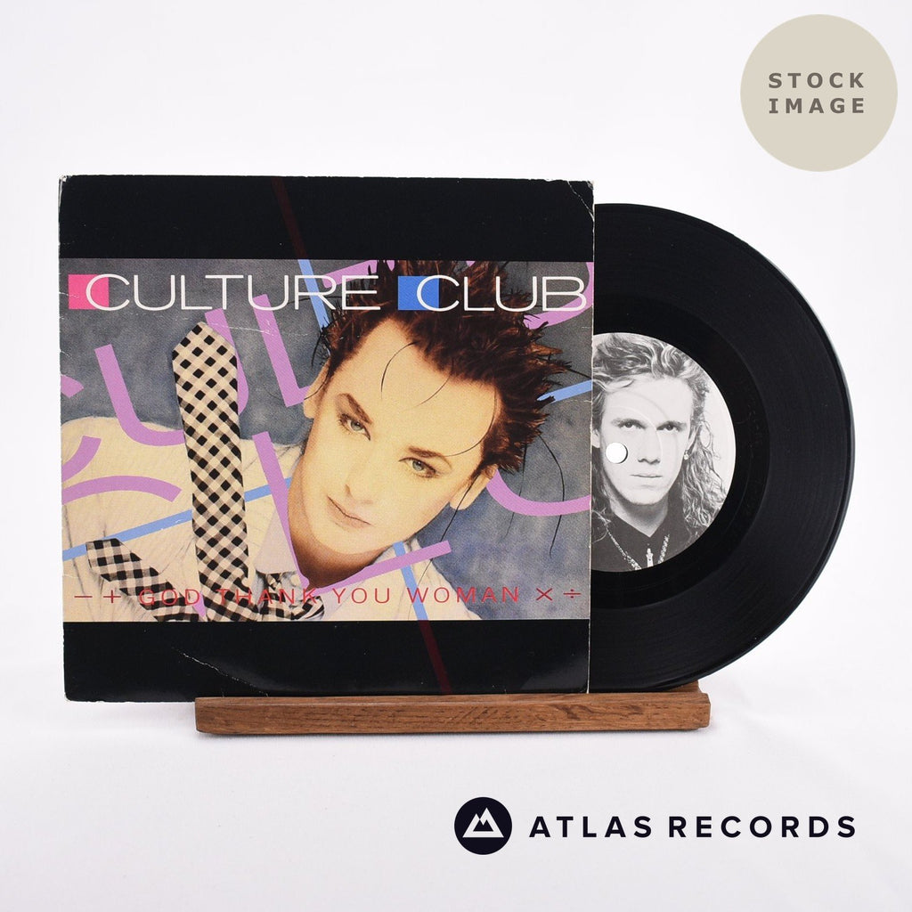 Culture Club God Thank You Woman Vinyl Record - Sleeve & Record Side-By-Side