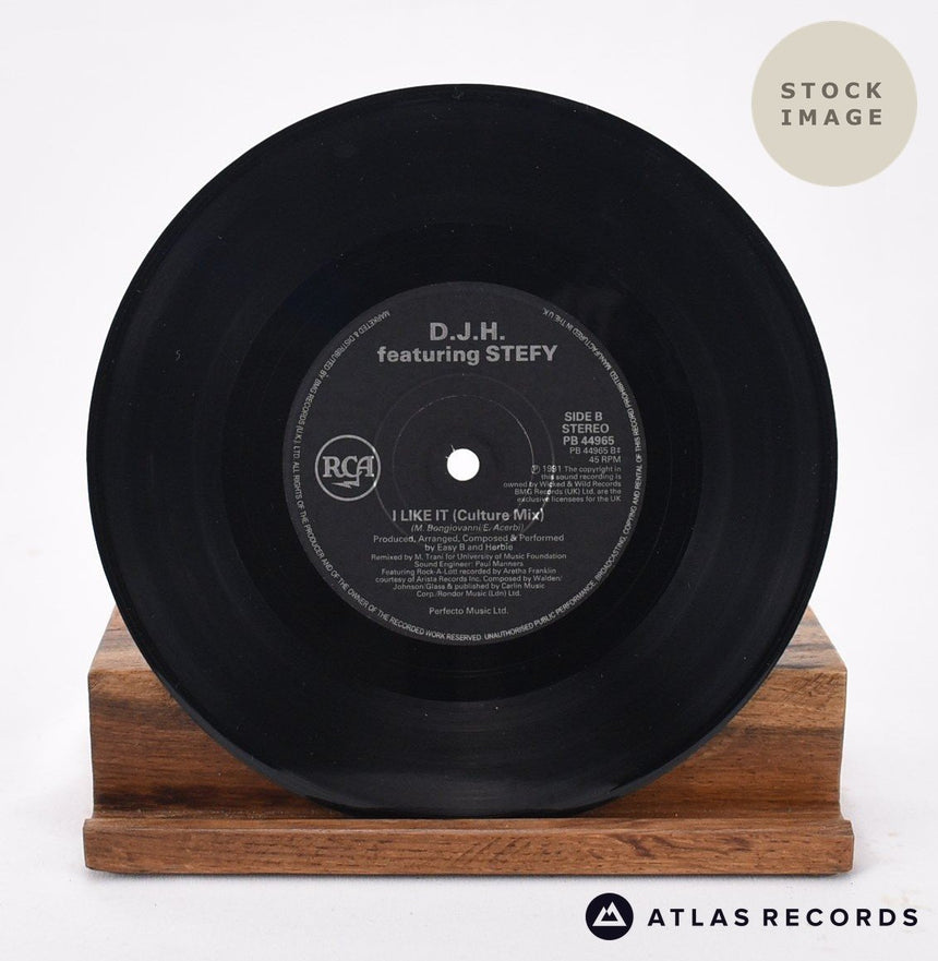 DJ H. Feat. Stefy Move Your Love Vinyl Record - Record B Side