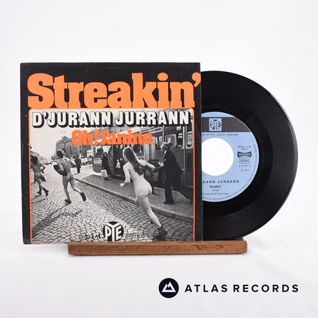 D'Jurann Jurrann Streakin' 7" Vinyl Record - Front Cover & Record