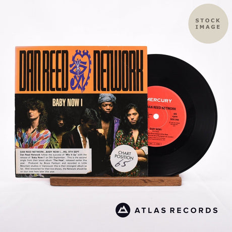 Dan Reed Network Baby Now I Vinyl Record - Sleeve & Record Side-By-Side