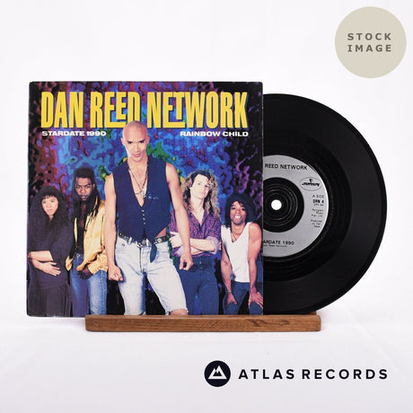Dan Reed Network Stardate 1990 Vinyl Record - Sleeve & Record Side-By-Side