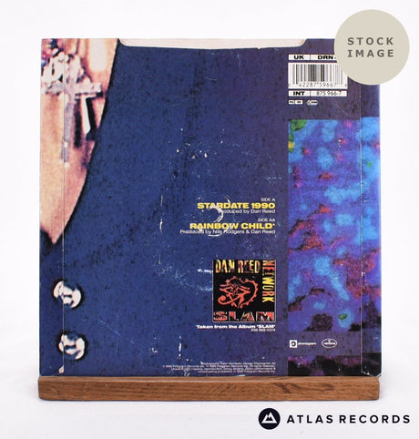 Dan Reed Network Stardate 1990 Vinyl Record - Reverse Of Sleeve