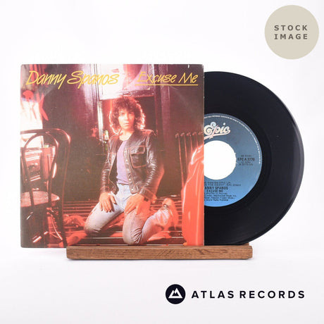 Danny Spanos Excuse Me 7" Vinyl Record - Sleeve & Record Side-By-Side