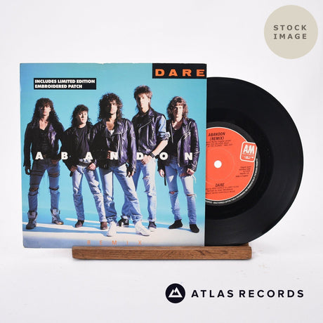 Dare Abandon 1987 Vinyl Record - Sleeve & Record Side-By-Side