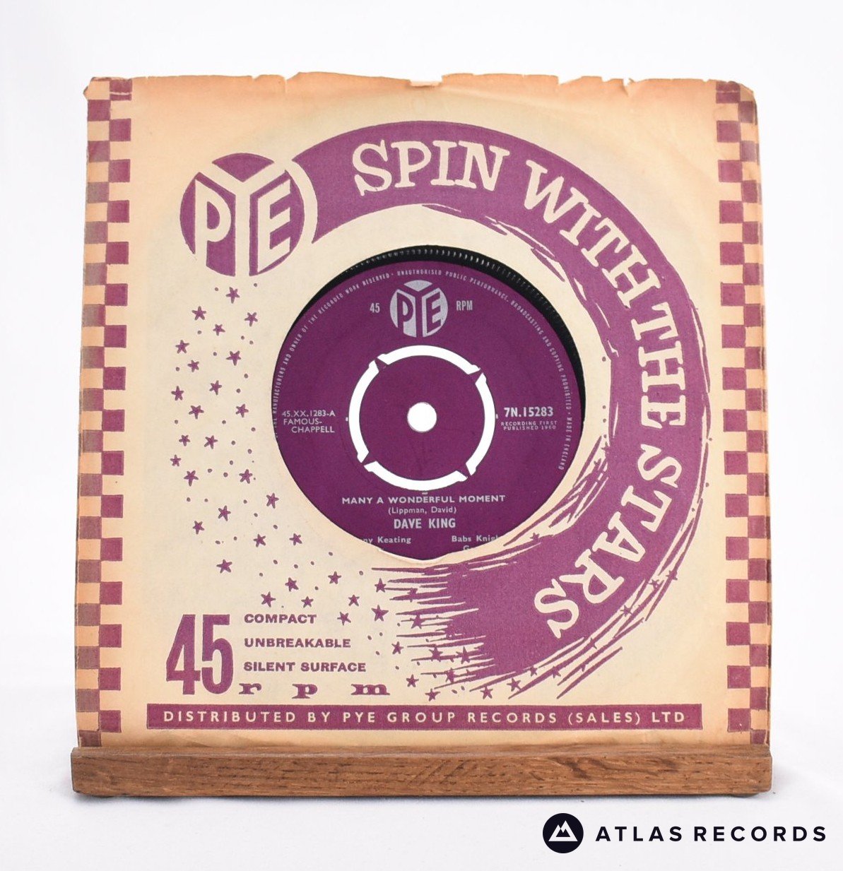 Dave King Many A Wonderful Moment 7" Vinyl Record - In Sleeve