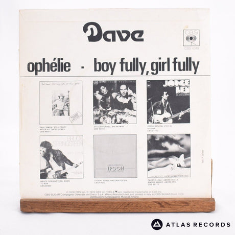 Dave - Ophélie / Boy Fully, Girl Fully - 7" Vinyl Record - EX/VG+