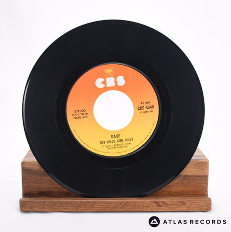 Dave - Ophélie / Boy Fully, Girl Fully - 7" Vinyl Record - EX/VG+