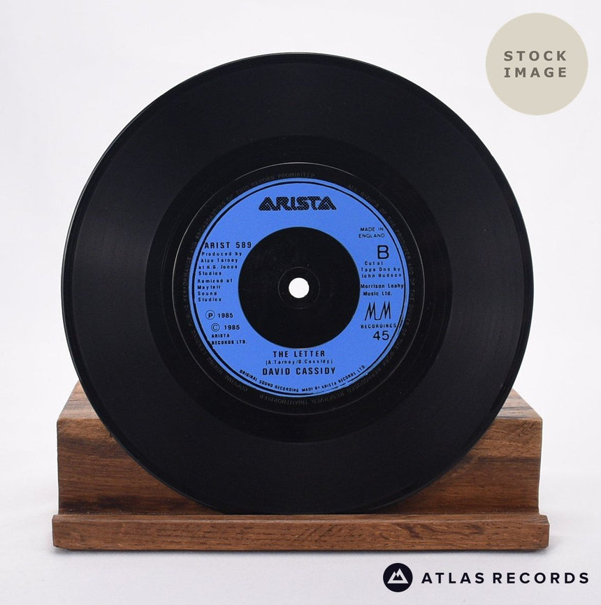 David Cassidy The Last Kiss Vinyl Record - Record B Side