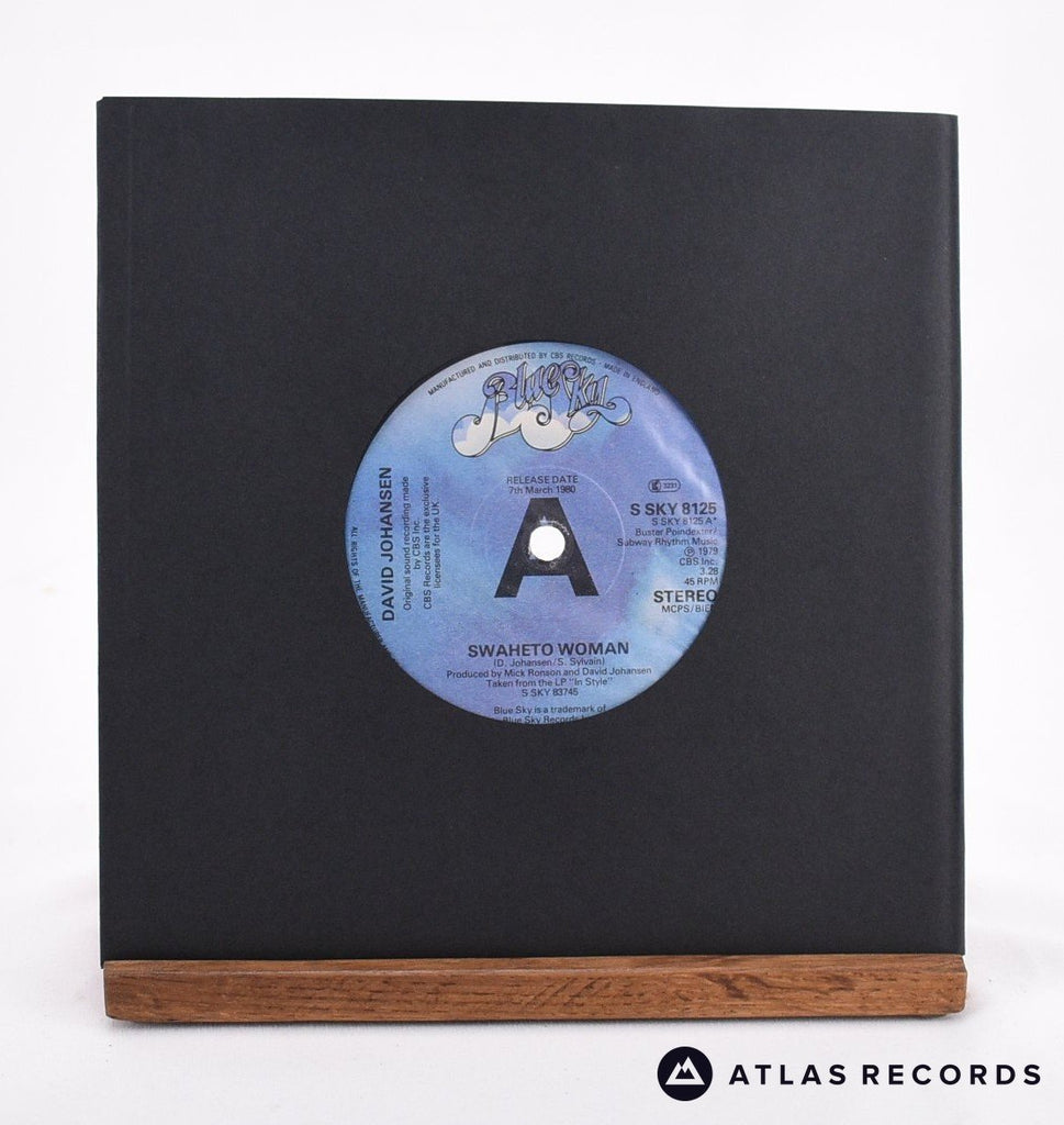 David Johansen Swaheto Woman 7" Vinyl Record - In Sleeve