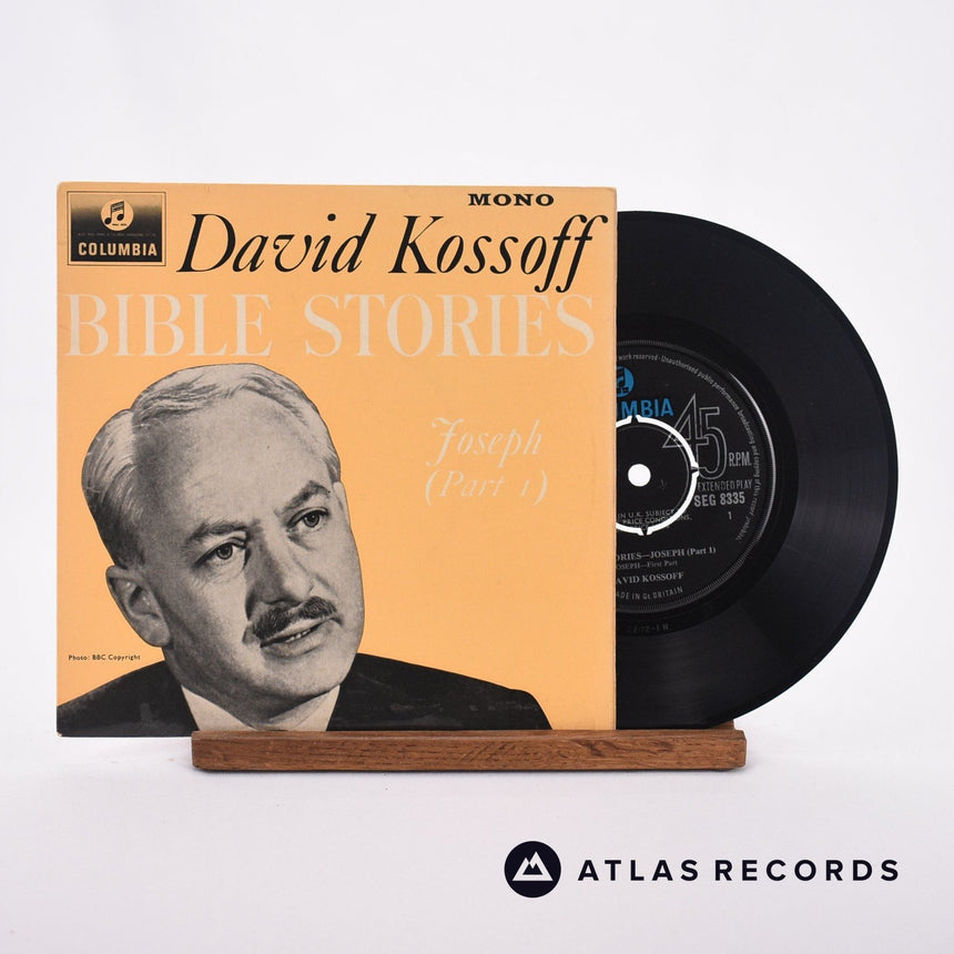 David Kossoff Bible Stories Joseph 7" Vinyl Record - Front Cover & Record