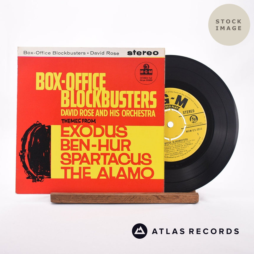 David Rose & His Orchestra Box-Office Blockbusters 7" Vinyl Record - Sleeve & Record Side-By-Side