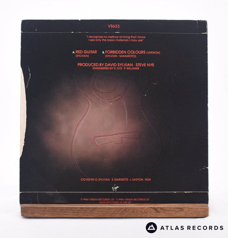 David Sylvian - Red Guitar - 7" Vinyl Record - VG+/VG+