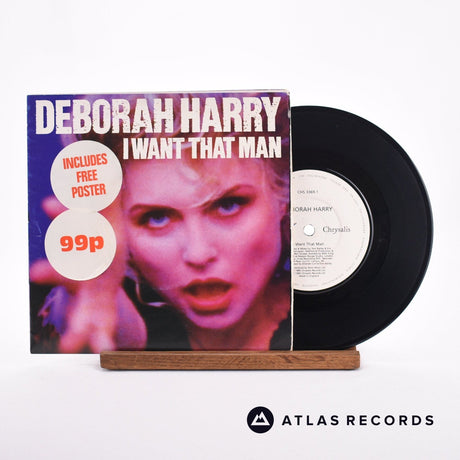 Deborah Harry I Want That Man 7" Vinyl Record - Front Cover & Record