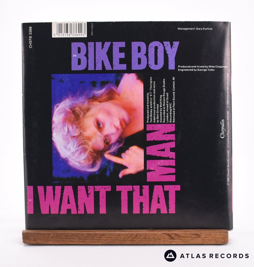 Deborah Harry - I Want That Man - Poster Sleeve 7" Vinyl Record - VG+/VG+