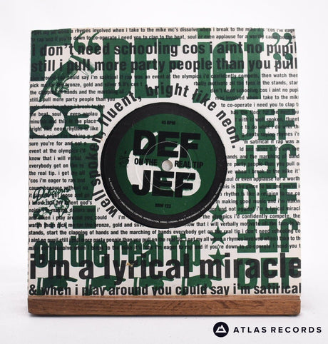 Def Jef On The Real Tip 7" Vinyl Record - Front Cover & Record