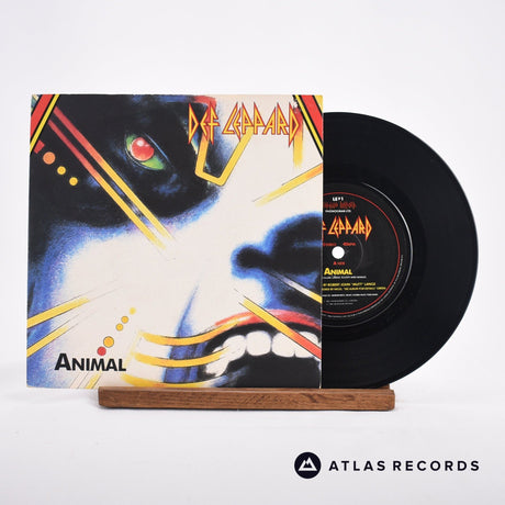Def Leppard Animal 7" Vinyl Record - Front Cover & Record