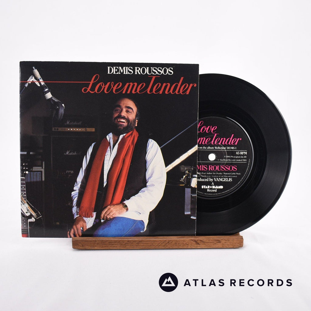 Demis Roussos Love Me Tender 7" Vinyl Record - Front Cover & Record