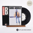 Derek B Good Groove 1990 Vinyl Record - Sleeve & Record Side-By-Side