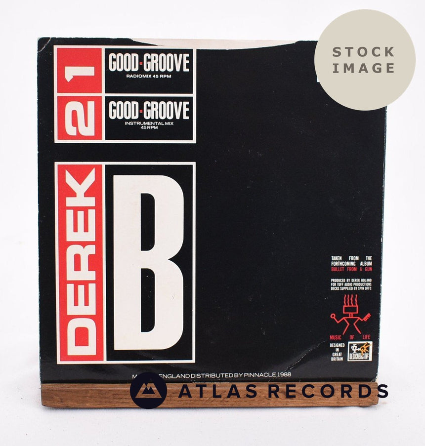 Derek B Good Groove 1990 Vinyl Record - Reverse Of Sleeve