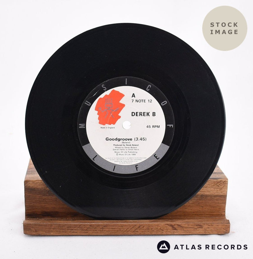 Derek B Good Groove 1990 Vinyl Record - Record A Side