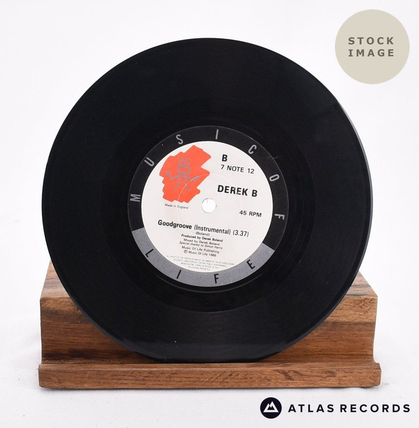 Derek B Good Groove 1990 Vinyl Record - Record B Side