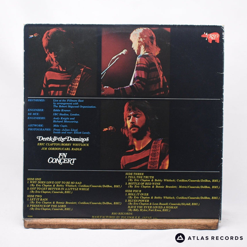 Derek & The Dominos - In Concert - Obi Double LP Vinyl Record - VG+/NM