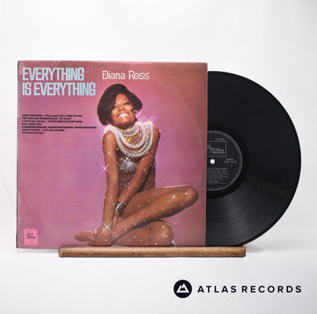 Diana Ross Everything Is Everything LP Vinyl Record - Front Cover & Record