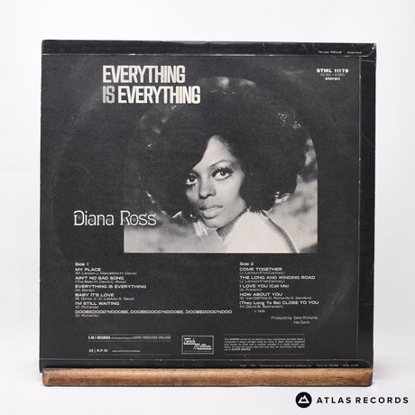 Diana Ross - Everything Is Everything - LP Vinyl Record - VG+/VG+
