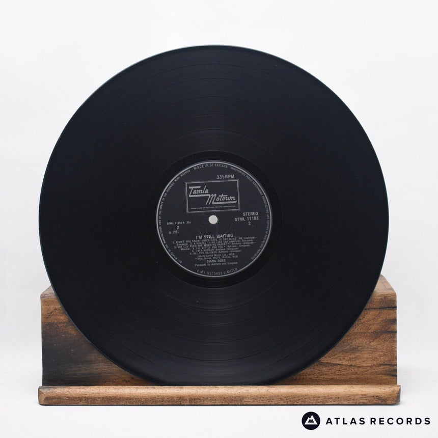Diana Ross - I'm Still Waiting - Textured Sleeve LP Vinyl Record - VG+/EX