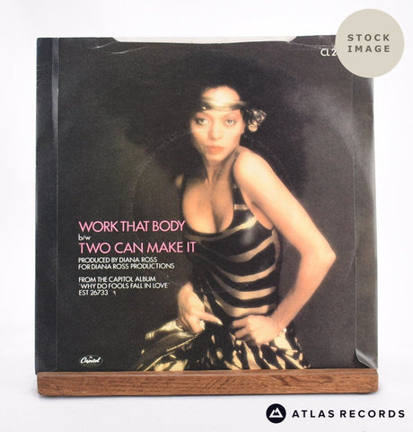 Diana Ross Work That Body 7" Vinyl Record - Reverse Of Sleeve