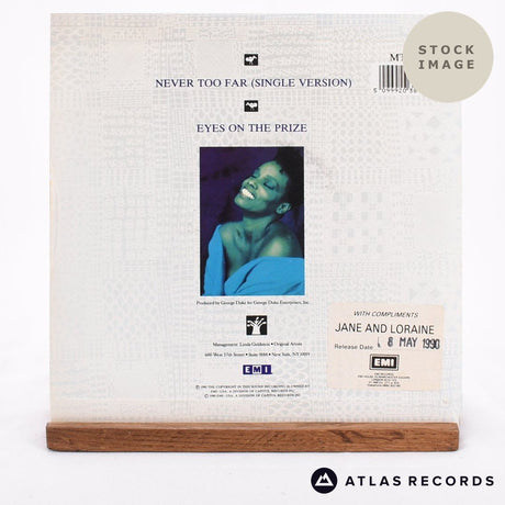 Dianne Reeves Never Too Far Vinyl Record - Reverse Of Sleeve