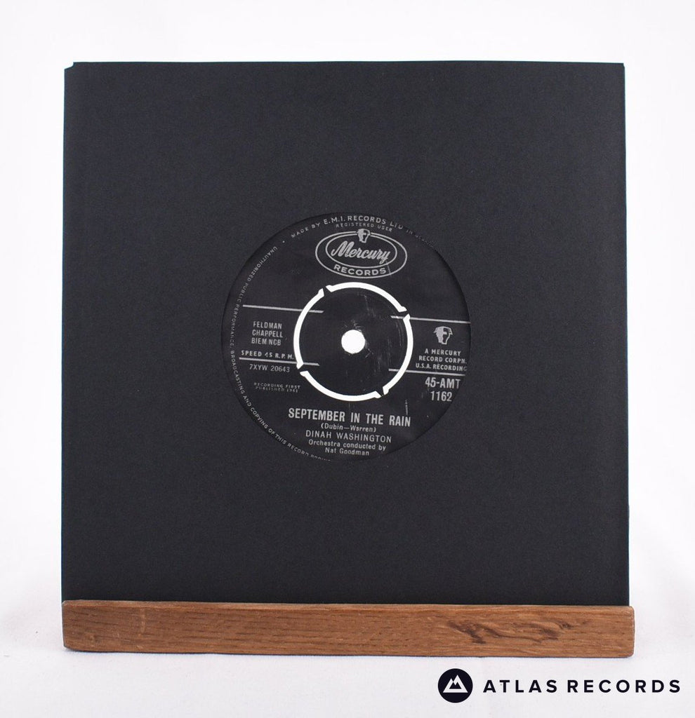 Dinah Washington September In The Rain 7" Vinyl Record - In Sleeve