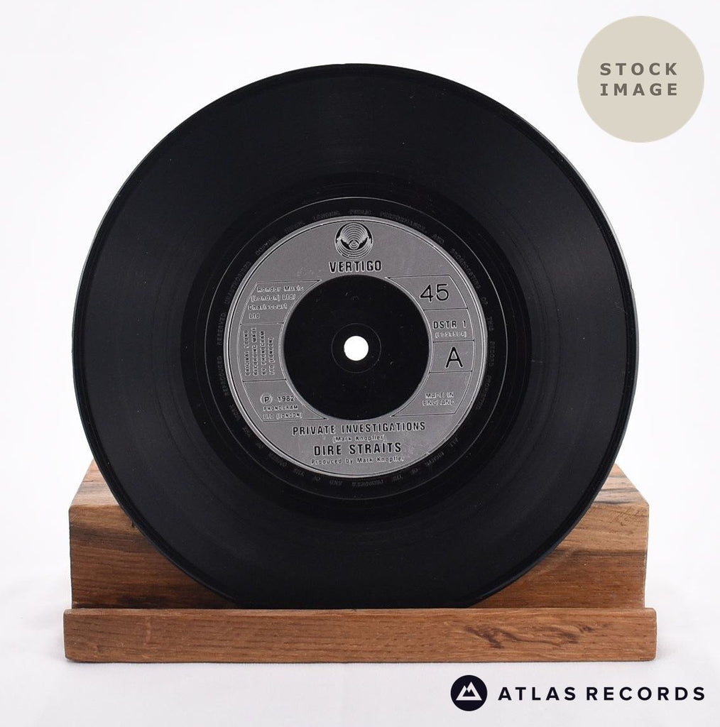 Dire Straits Private Investigations 1990 Vinyl Record - Record A Side