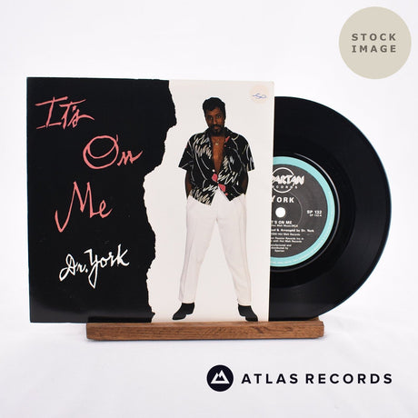 Dr. York It's On Me 1988 Vinyl Record - Sleeve & Record Side-By-Side