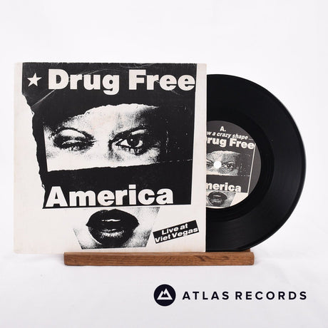 Drug Free America Live At Viet Vegas 7" Vinyl Record - Front Cover & Record