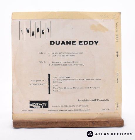 Duane Eddy - Twangy - 7" EP Vinyl Record - VG+/VG+