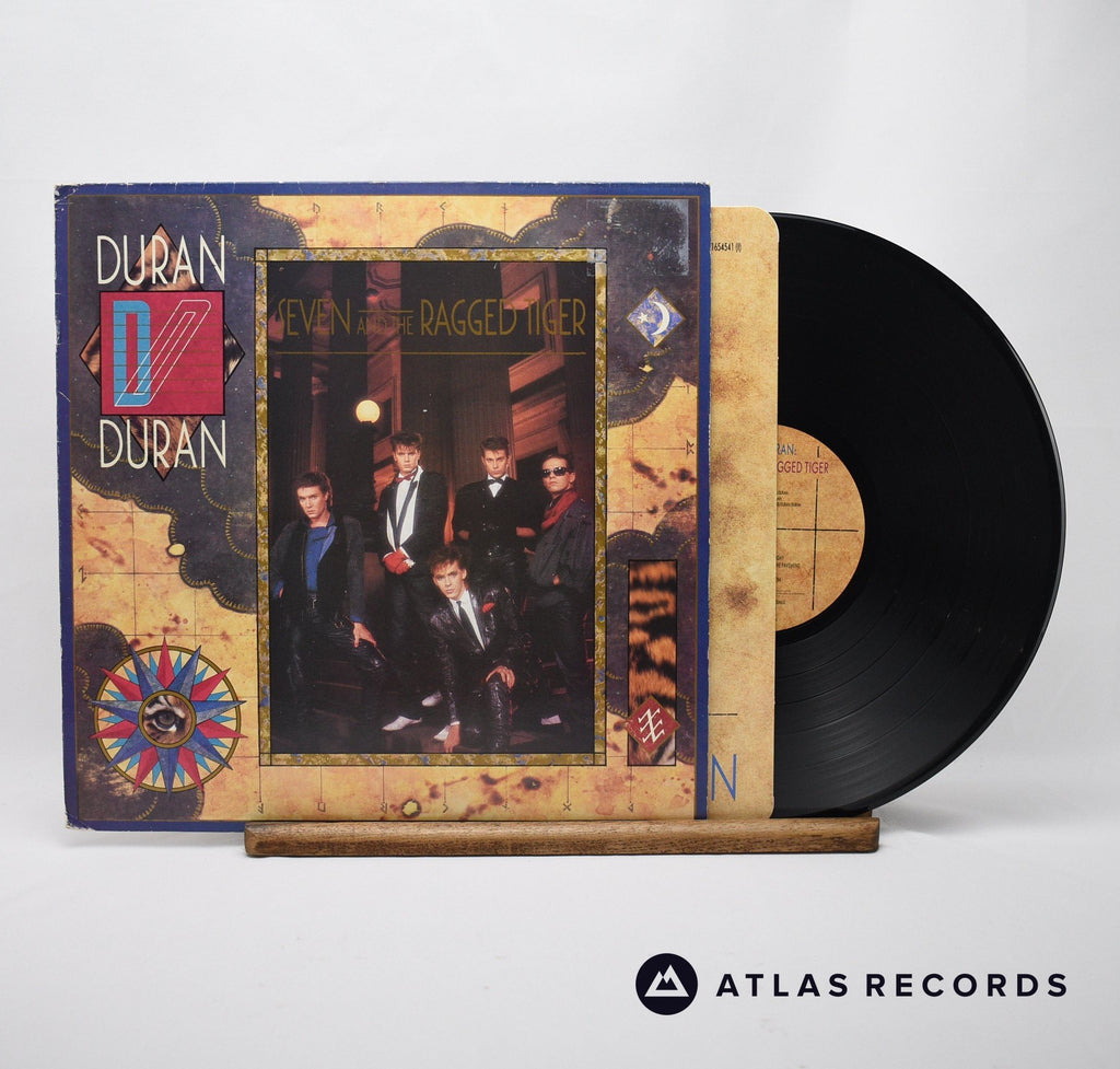 Duran Duran Seven And The Ragged Tiger LP Vinyl Record - Front Cover & Record