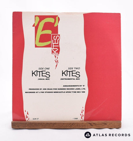 'E' - Kites - 7" Vinyl Record - VG+/VG+