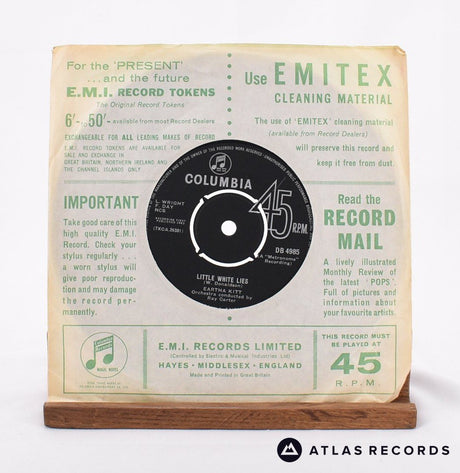 Eartha Kitt - An Englishman Needs Time / Little White Lies - 7" Vinyl Record - EX/VG+